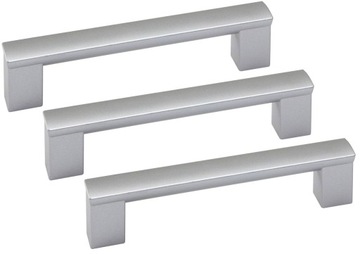 3x UCHWYT MEBLOWY NOMET DO SZAFEK L-128 mm ALU
