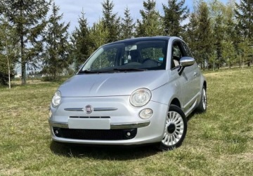 Fiat 500 II Hatchback 3d 1.2 69KM 2009 Fiat 500 KLIMATYZACJA, panorama, ZAERO KOROZJI udokumentowany przebieg,