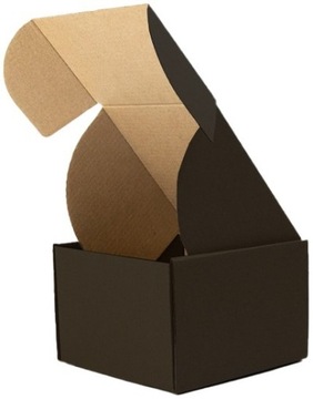 Karton do wysyłki fasonowy CZARNY 120x120x80mm Pudełko InPost A 20 sztuk