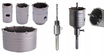 КОРОНОЧНАЯ ПИЛА ДЛЯ БЕТОННЫХ СТЕН, КРУЖЕВ 60мм, ШЕСТИГРАННЫЙ ПЕРЕХОДНИК