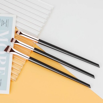 Набор скошенных кистей для макияжа глаз, бровей, подводки для глаз и линий хны Seol.