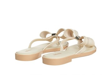 Japonki damskie MELISSA FLIP FLOP SLIM V AD M 35748 AU005 BEIGE - 40, Beżow