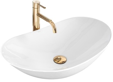 Umywalka ceramiczna nablatowa ROYAL BIAŁA 60