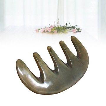 Гребень для распутывания волос, распутывания кожи головы из говяжьего рога