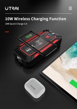 UTRAI 2500A Автомобильный аккумуляторный стартер Портативный источник питания