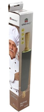 СИЛИКОНОВЫЙ КУХОННЫЙ ВАЛИК дерево СЕРЫЙ KINGHOFF