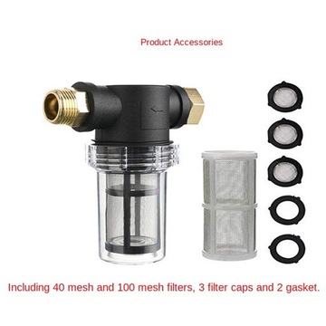 Фильтр садового шланга Мойка высокого давления Замена