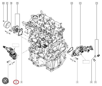 POUZDRO TERMOSTATU CLIO IV CAPTUR LOGAN 0.9 ORIG.