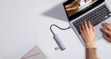 АДАПТЕР-концентратор UGREEN РАЗДЕЛИТЕЛЬ USB-C TYPE C 4x USB 3.2 ОЧЕНЬ БЫСТРЫЙ