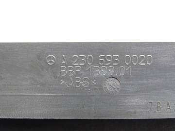 KRYT STŘECHA ROLETA MERCEDES SL R230 A2306900065