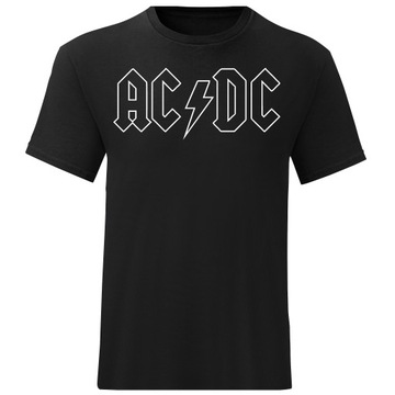 T-SHIRT MĘSKI BAWEŁNIANY KOSZULKA ACDC ROZMIAR L, 5XL