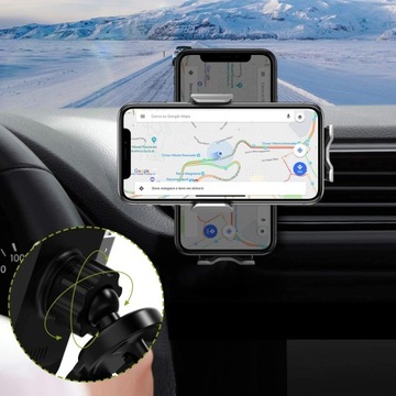 ДЕРЖАТЕЛЬ ДЛЯ ТЕЛЕФОНА ИНДУКТИВНОЕ ЗАРЯДНОЕ УСТРОЙСТВО 15 Вт QC3.0