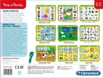 MÓWIĄCE PIÓRO 500 PYTAŃ ZWIERZĘTA CLEMENTONI