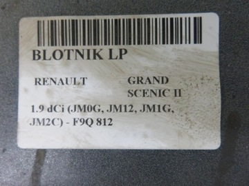 BLATNÍK LEVÝ PŘEDNÍ RENAULT GRAND SCENIC II