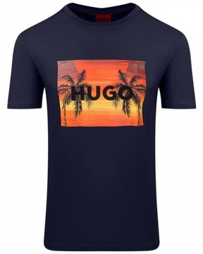 Hugo Boss T-SHIRT SPORTOWY KOSZULKA MĘSKA BAWEŁNA