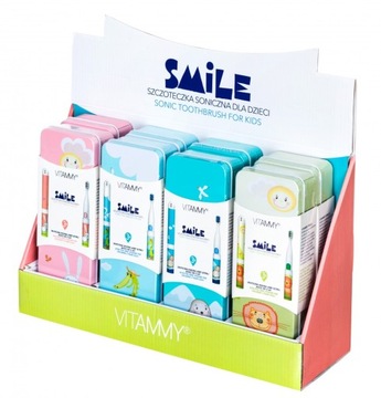 ЗВУКОВАЯ ЗУБНАЯ ЩЕТКА ДЛЯ ДЕТЕЙ 3+ Vitammy SMILE