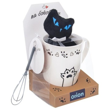 Kubek Ceramiczny z Uchem Kot Kotek 350ml Maskota