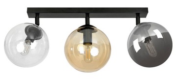 LAMPA WISZĄCA PLAFON KLOSZE KULA KOLORY TOFI LED