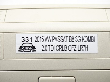LAMPA OSVĚTLENÍ INTERIÉR KABINY POLSTROVÁNÍ VW PASSAT B8 3G 5G0868837