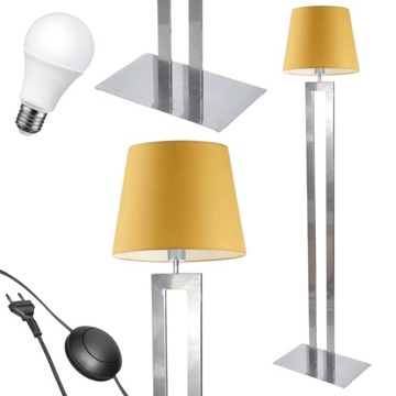 Lampa podłogowa do salonu MONO abażur LED