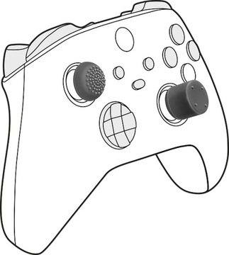 НАКЛАДКИ РЕЗИНОВЫЕ РУЧКИ АНАЛОГОВЫ ДЛЯ XBOX ONE 360 PAD