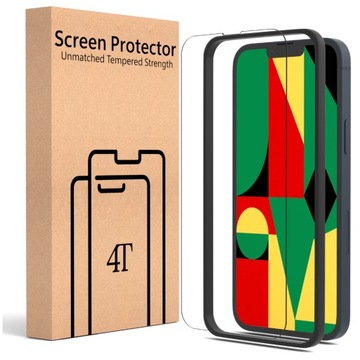 Szkło Hartowane Do Apple Iphone 13 Pro Cały Ekran Ochronne 9H Aplikator