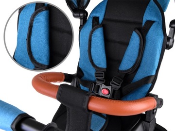 Детский трехколесный велосипед Tiny Bike 3в1 с крышей ПОВОРОТНЫЙ SP0650