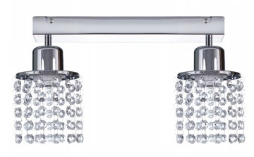 Lampa Wisząca Plafon Sufitowy Żyrandol Chrom LED