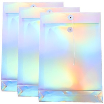 TORBY NA DOKUMENTY PAPIEROWE HOLOGRAFICZNE 3 SZT