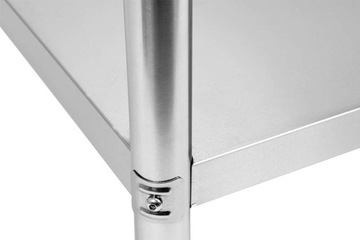 СКЛАДНАЯ СТОЛЕШНЯ С ПОЛКОЙ 1500x700xH850MM