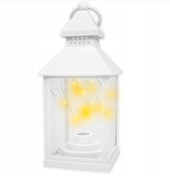 LAMPION NA BATERIE LED LATARNIA OZDOBA LATARENKA