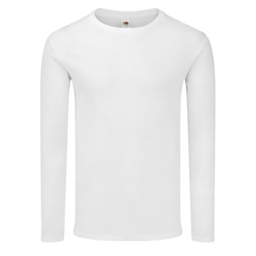 KOSZULKA Z DŁUGIM RĘKAWEM FRUIT ICONIC white XXL