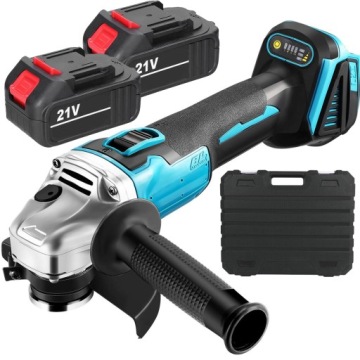 АККУМУЛЯТОРНАЯ УГЛОВАЯ ШЛИФОВАЛЬНАЯ МАШИНА 21 В/2,6 А·ч С МОЩНОЙ РЕГУЛИРОВКОЙ MEISTER