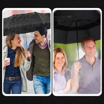 ЖЕСТКИЙ АВТОМАТИЧЕСКИЙ СКЛАДНОЙ ЗОНТ 10 ПРОВОДОВ УНИСЕКС + ЧЕРНАЯ КРЫШКА