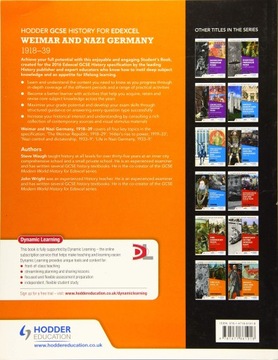 Hodder GCSE History for Edexcel: Weimar and Nazi Germany, 1918-39 / John