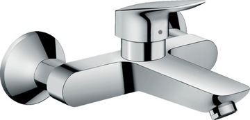 BATERIA UMYWALKOWA ŚCIENNA CHROM HANSGROHE LOGIS