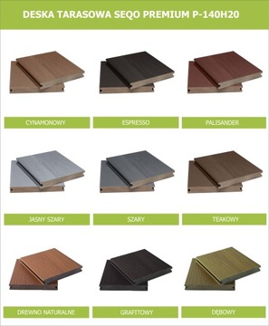 DESKA TARASOWA KOMPOZYTOWA 140x20mm 5m espresso
