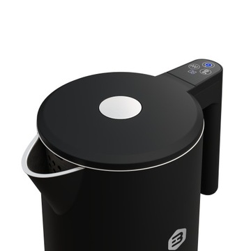 Электрический чайник LED с регулировкой температуры черный 1,7л
