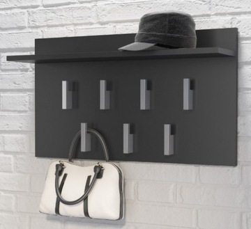 Вешалка полка 2f черные коврики 7 вешалки