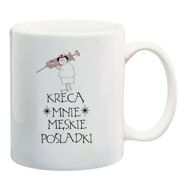 KUBEK PIELĘGNIARKA SIOSTRA SZPITAL IGŁA wzory