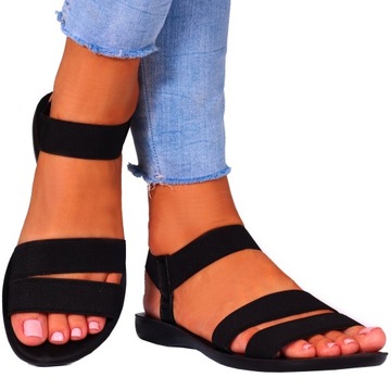 ЧЕРНЫЕ ЖЕНСКИЕ СПОРТИВНЫЕ САНДАЛИИ ДЛЯ ЛЕГКОГО ЛЕТА