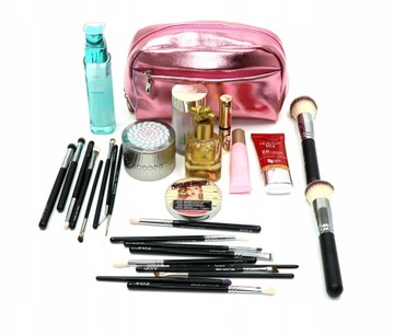 Organizer na przybory do makijażu kosmetyczka pędzle toaletka podróżna