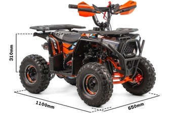MINI COMPOSITION QUAD 50cc ДЛЯ ДЕТЕЙ ASIX M10 КАЧЕСТВЕННЫЙ ЭЛЕКТРОСТАРТЕР
