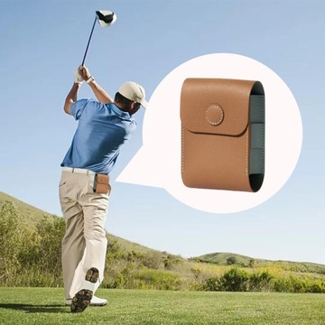 Универсальный чехол для сумки для гольфа с мягкой внутренней подкладкой, коричневый.