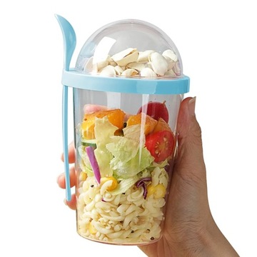 POJEMNIK KUBEK NA JOGURT MUSLI 400ML TIMBRE MIX