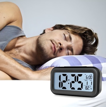 БУДИЛЬНИК ЧАСЫ СВЕТОДИОДНЫЙ ДИСПЛЕЙ ЭЛЕКТРОННЫЙ ЦИФРОВОЙ