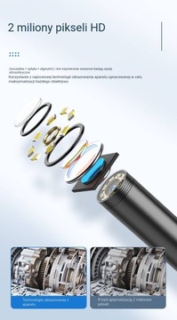 Внутреннее водонепроницаемое смотровое стекло с камерой для мобильных телефонов.