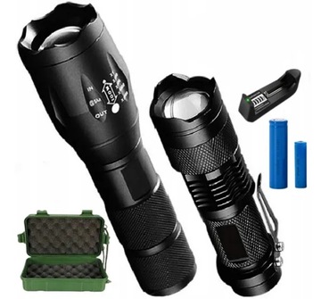 ТАКТИЧЕСКИЙ КОМПЛЕКТ СВЕТОДИОДНЫХ ФОНАРОВ, МНОГОФУНКЦИОНАЛЬНАЯ БАТАРЕЯ