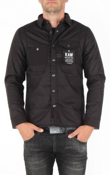 G-STAR RAW kurtka black WOLKER PADDED OVERSHIRT _ L