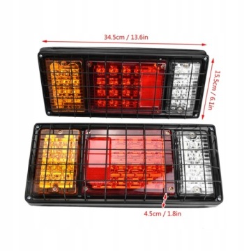 2x LED BUS REAR LAMPS Автоприцеп